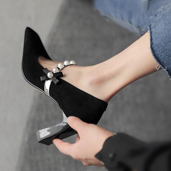 dress shoes 2021 spring women heels black square toe kid suede mary janes pearl party size 34-39
dress shoes 2021 spring women heels black square toe kid suede mary janes pearl party size 34-39