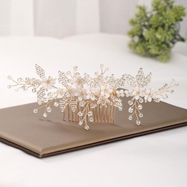 other bride wedding hair jewelry headpeice handmade white flower rhinestones gold color combs women headband accessories xh, Golden;white
other bride wedding hair jewelry headpeice handmade white flower rhinestones gold color combs women headband accessories xh, Golden;white
