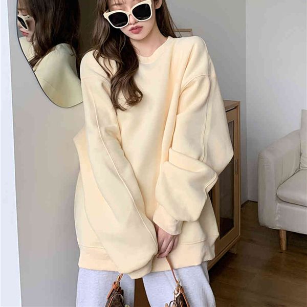 qoerlin thick oversize sweatshirts women winter fleece sweatshirt full sleeve warm casual harajuku pulls fall 210416, Black
qoerlin thick oversize sweatshirts women winter fleece sweatshirt full sleeve warm casual harajuku pulls fall 210416, Black