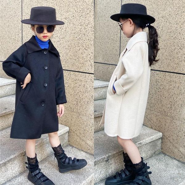 jackets girls double-sided cashmere coat simple windbreaker long warm jacket 2021 autumn and winter style1, Blue;gray
jackets girls double-sided cashmere coat simple windbreaker long warm jacket 2021 autumn and winter style1, Blue;gray