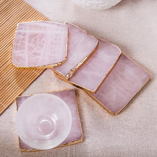 table runner 2pcs agate slice pink teacup tray decorative design stone gold edges home decor gemstone natural c
table runner 2pcs agate slice pink teacup tray decorative design stone gold edges home decor gemstone natural c