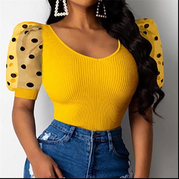sheer womens blouses mesh puff sleeve blouse lady ribbed shirts women summer patchwork pullovers elegant see through, White
sheer womens blouses mesh puff sleeve blouse lady ribbed shirts women summer patchwork pullovers elegant see through, White