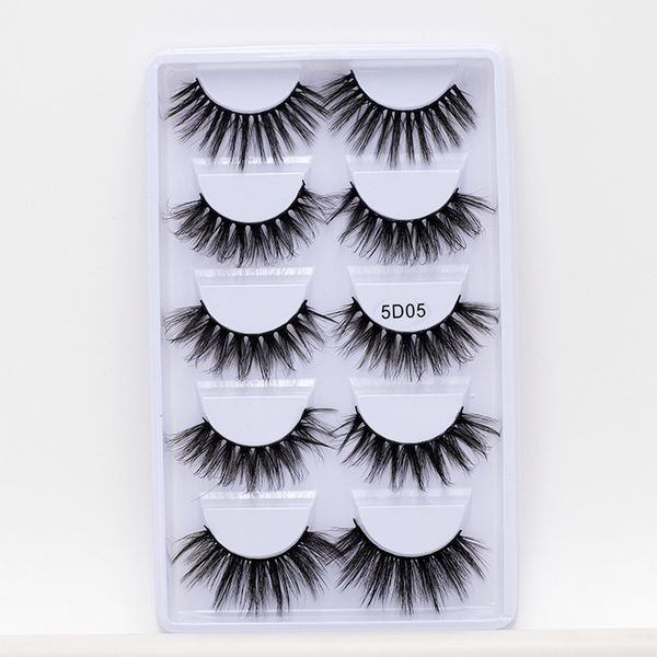 5 pairs/set faux mink eyelashes hand made fluffy 3d lashes natural long false eyelash makeup thick fake lashes 50 sets dhl
5 pairs/set faux mink eyelashes hand made fluffy 3d lashes natural long false eyelash makeup thick fake lashes 50 sets dhl