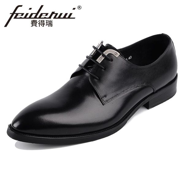 dress shoes classic men's formal footwear genuine leather round toe lace-up man office flats basic derby wedding party ymx20, Black
dress shoes classic men's formal footwear genuine leather round toe lace-up man office flats basic derby wedding party ymx20, Black