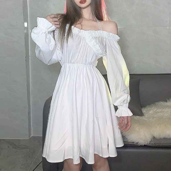 casual dresses autumn prom bodycon dress for women 2021 maxi midi evening party white black gothic clothes kawaii korean fashion harajuku y2, Black;gray
casual dresses autumn prom bodycon dress for women 2021 maxi midi evening party white black gothic clothes kawaii korean fashion harajuku y2, Black;gray