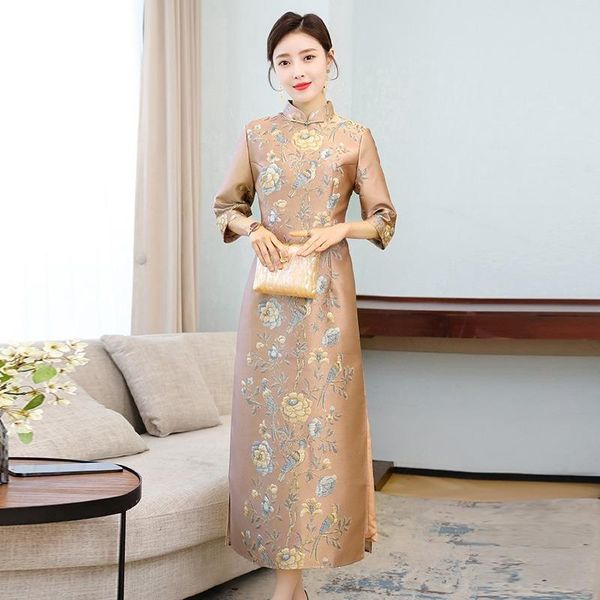 ethnic clothing 4xl 2021 women vintage chinese style qipao traditional cheongsam dress spring autumn elegant hanfu plus size female long dre, Red
ethnic clothing 4xl 2021 women vintage chinese style qipao traditional cheongsam dress spring autumn elegant hanfu plus size female long dre, Red
