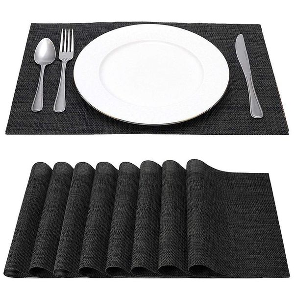 placemats, set of 8 stain resistant non-slip placemats for kitchen table, table mats woven & pads
placemats, set of 8 stain resistant non-slip placemats for kitchen table, table mats woven & pads