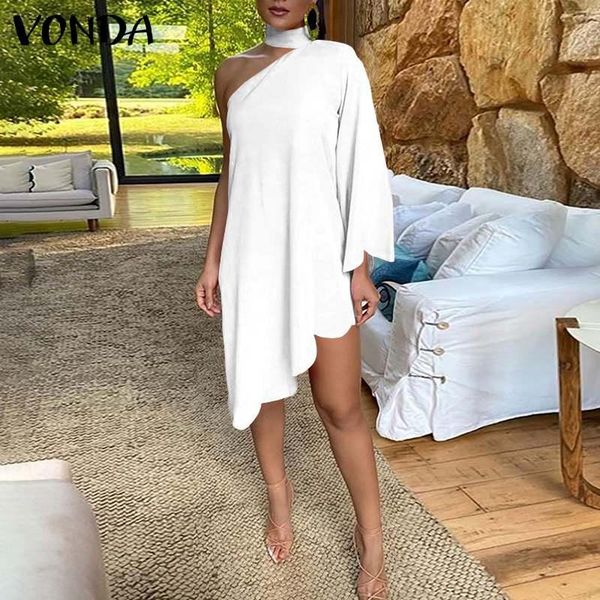ladies asymmetric dress vonda 2021 women casual solid stylish mini dresses plus size elegant sundress femme party robe s-5xl, Black;gray
ladies asymmetric dress vonda 2021 women casual solid stylish mini dresses plus size elegant sundress femme party robe s-5xl, Black;gray