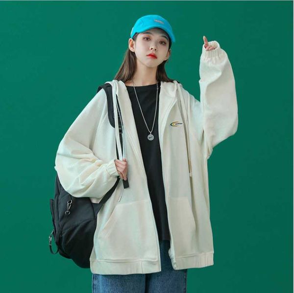 women's jackets blue white cotton thin spring autumn female jacket with hat loose hooded sports style coats oversize lively lady fall o, Black;brown
women's jackets blue white cotton thin spring autumn female jacket with hat loose hooded sports style coats oversize lively lady fall o, Black;brown