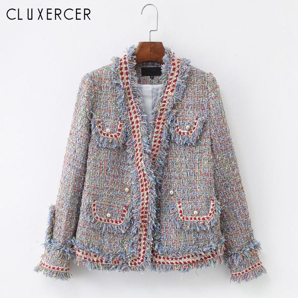 women's jackets autumn tweed jacket women v-neck coat pearl buttons slim elegant casaco feminine top, Black;brown
women's jackets autumn tweed jacket women v-neck coat pearl buttons slim elegant casaco feminine top, Black;brown