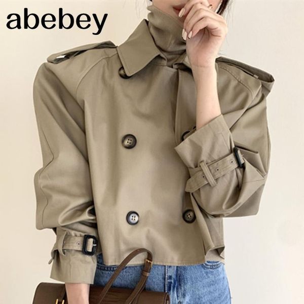 spring autumn women's windbreaker streetwear buttons cargo vintage oversize wild short trench coats, Tan;black
spring autumn women's windbreaker streetwear buttons cargo vintage oversize wild short trench coats, Tan;black