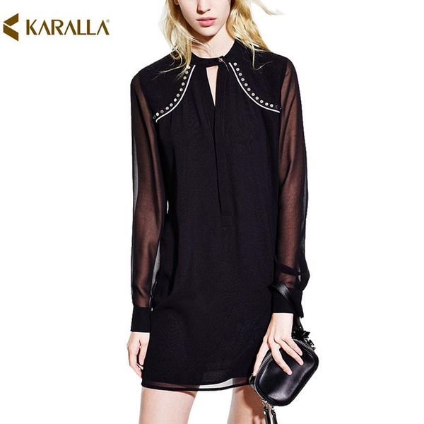 casual dresses french vintage runway dress 2021 summer women's work party elegant black mesh fashion slim y043, Black;gray
casual dresses french vintage runway dress 2021 summer women's work party elegant black mesh fashion slim y043, Black;gray