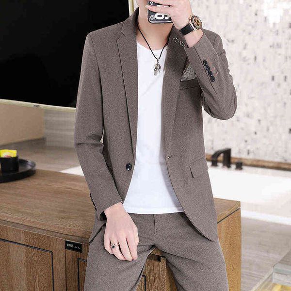 luxury suits blaze suit autumn and winter casual suit man men's korean slim fit two-piece set, Black
luxury suits blaze suit autumn and winter casual suit man men's korean slim fit two-piece set, Black