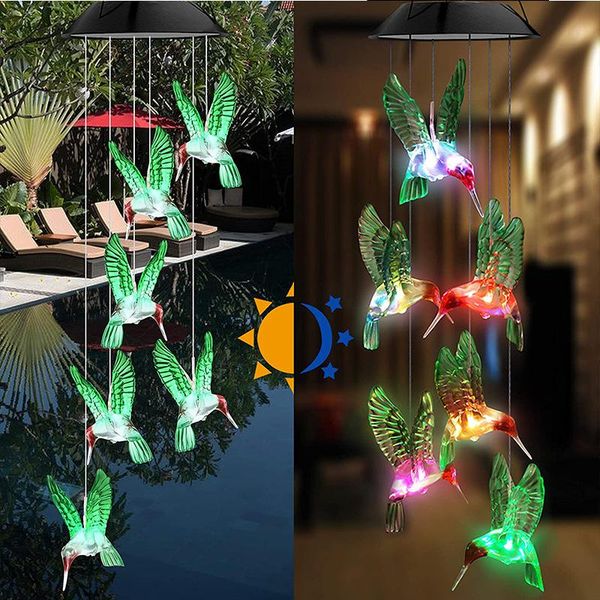 solar lamps led light outdoor fairy wind chime crystal hummingbird waterproof windchime yard garden home hanging decoration
solar lamps led light outdoor fairy wind chime crystal hummingbird waterproof windchime yard garden home hanging decoration
