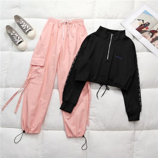 women's hip hop long sleeve hoodie sweatshirt harajuku bf hoodies women hoody female & sweatshirts, Black
women's hip hop long sleeve hoodie sweatshirt harajuku bf hoodies women hoody female & sweatshirts, Black