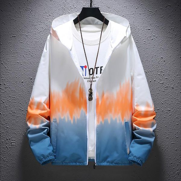 spring autumn thin windbreaker jacket mens color contrast street couple coat young male hooded bomber outwear men's jackets, Black;brown
spring autumn thin windbreaker jacket mens color contrast street couple coat young male hooded bomber outwear men's jackets, Black;brown