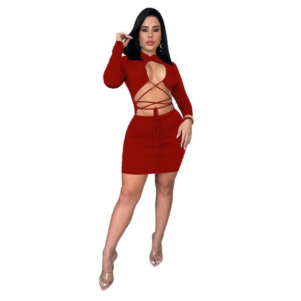 casual dresses black mini dress fashion o collar long sleeve hollow out bandage party night club bodycon 2021 vestido, Black;gray
casual dresses black mini dress fashion o collar long sleeve hollow out bandage party night club bodycon 2021 vestido, Black;gray
