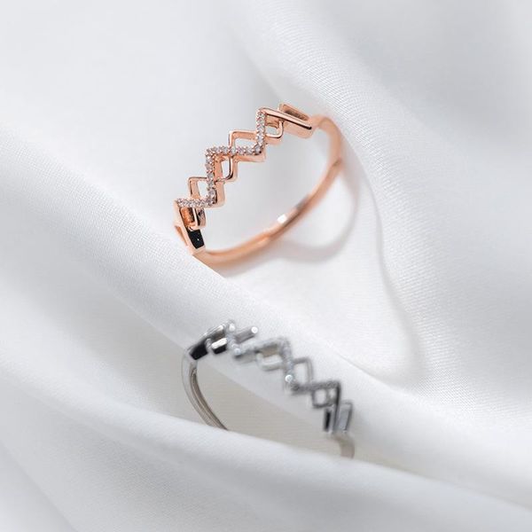 cluster rings real 925 sterling silver zircon cross wave adjustable ring for fashion women party geometry fine jewelry punk accessories, Golden;silver
cluster rings real 925 sterling silver zircon cross wave adjustable ring for fashion women party geometry fine jewelry punk accessories, Golden;silver