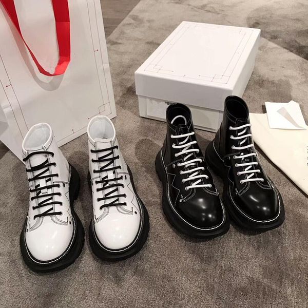 boots 2021 latest fashion women's white patent leather lace-up thick-soled short and ankle women, Black
boots 2021 latest fashion women's white patent leather lace-up thick-soled short and ankle women, Black