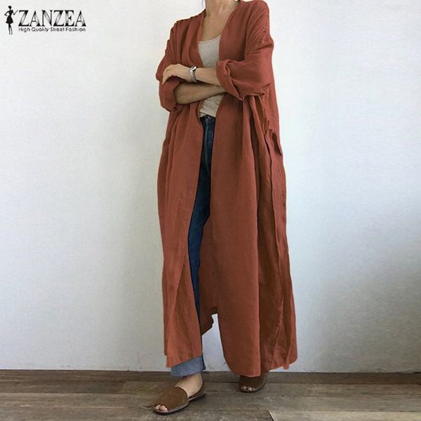 2021 zanzea vintage solid lace up shirt fashion women long cardigan autumn long sleeve open front blouse loose tunic kimono, White
2021 zanzea vintage solid lace up shirt fashion women long cardigan autumn long sleeve open front blouse loose tunic kimono, White