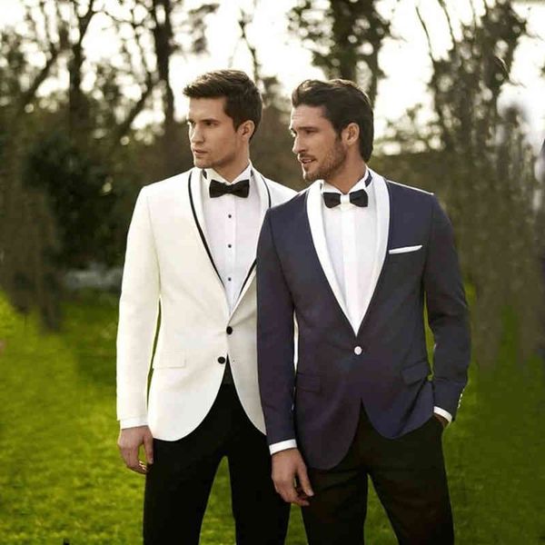 men's suits & blazers ivory/navy men wedding slim fit groom wear terno tuxedos 2pcs(jacket+pants) groomsman prom costume homme bla, White;black
men's suits & blazers ivory/navy men wedding slim fit groom wear terno tuxedos 2pcs(jacket+pants) groomsman prom costume homme bla, White;black