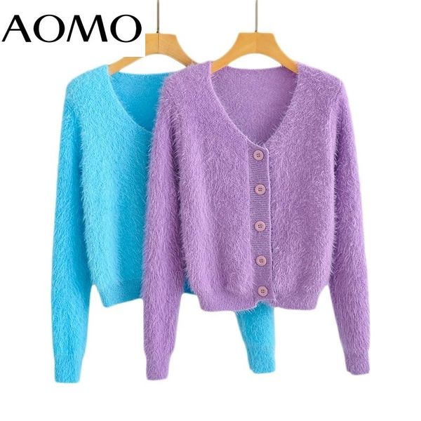 women's knits & tees aomo 2021 autumn winter women solid crop knitted cardigan sweater jumper vintage long sleeve button-up female oute, White
women's knits & tees aomo 2021 autumn winter women solid crop knitted cardigan sweater jumper vintage long sleeve button-up female oute, White