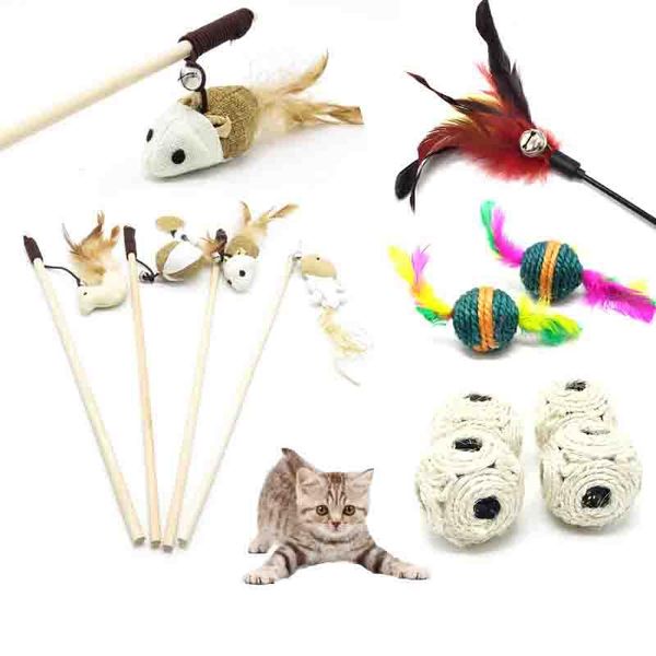 pet cat toy teaser multi bird feather mouse fish ball goods for cats catcher stick toys supplies
pet cat toy teaser multi bird feather mouse fish ball goods for cats catcher stick toys supplies
