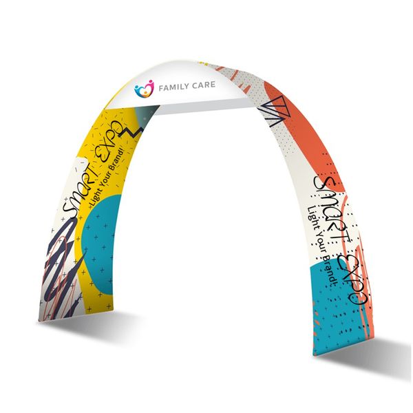 exhibition arch entrance trade show advertising display equipment with tension fabric graphic and portable carry bag
exhibition arch entrance trade show advertising display equipment with tension fabric graphic and portable carry bag