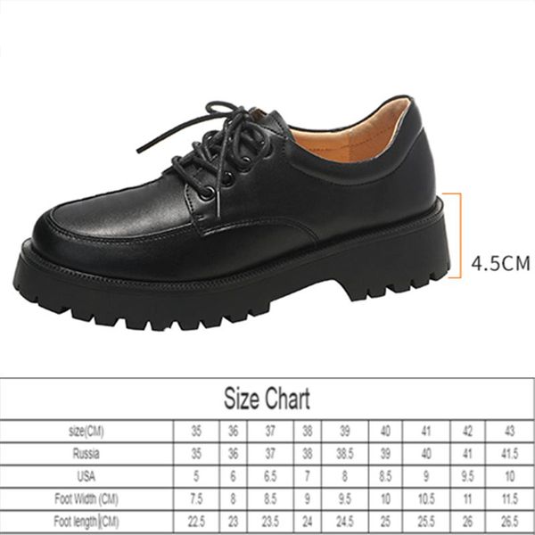 dress shoes lspu 2021 women genuine leather spring british style white women's loafers round toe casual platform, Black
dress shoes lspu 2021 women genuine leather spring british style white women's loafers round toe casual platform, Black