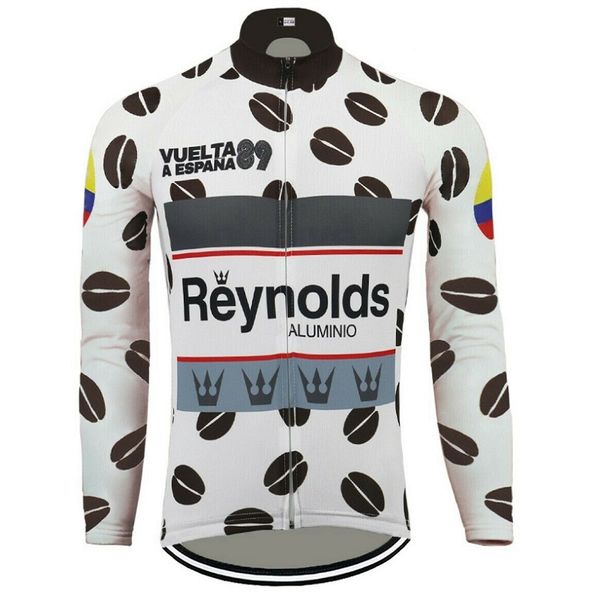 2021 thermal fleece cycling long sleeve jersey brand new team reynolds spanish champ, Black
2021 thermal fleece cycling long sleeve jersey brand new team reynolds spanish champ, Black
