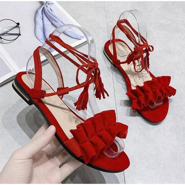 sandals fashion plus size footwear female shoe drop women tassle casual ladies lace up summer shoes woman rome, Black
sandals fashion plus size footwear female shoe drop women tassle casual ladies lace up summer shoes woman rome, Black
