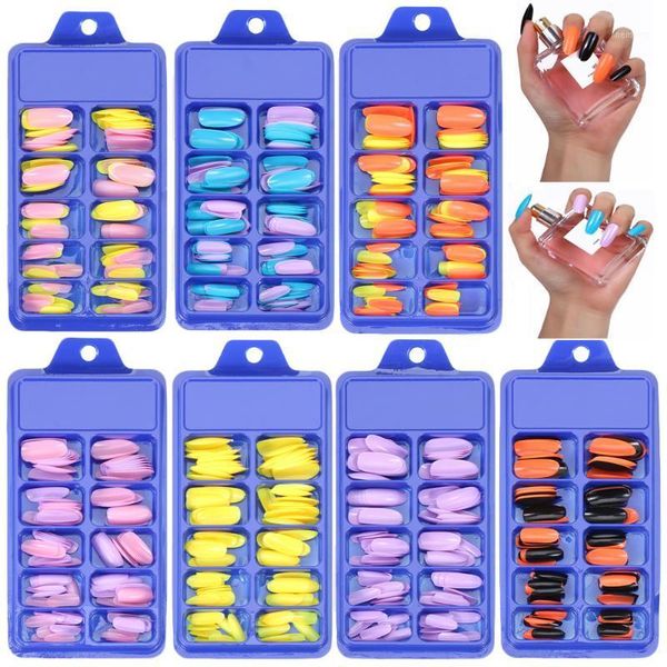 100pcs/box oval nail tips long stiletto false nails full cover diy acrylic fake candy color art fake1, Red;gold
100pcs/box oval nail tips long stiletto false nails full cover diy acrylic fake candy color art fake1, Red;gold