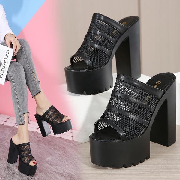 sandals roman style ladies leather slingback extreme high heels shoes for summer model wear nightclub, Black
sandals roman style ladies leather slingback extreme high heels shoes for summer model wear nightclub, Black