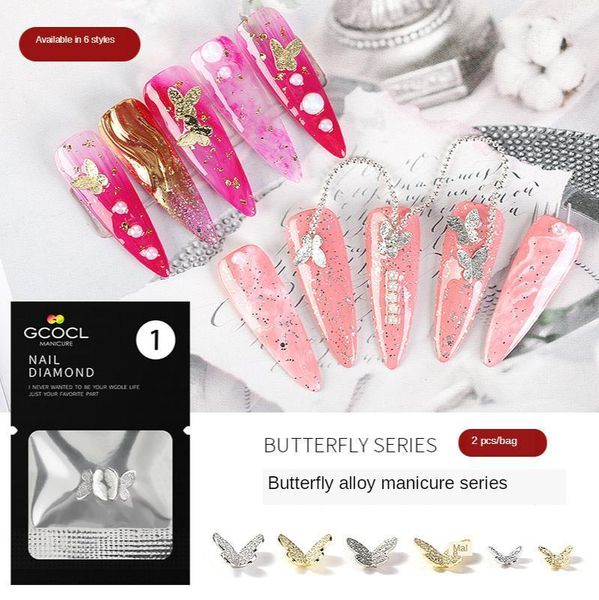 ins latest models manicure metal butterfly tridimensional handmade net red nail sequin decoration 2 sets1, Silver;gold
ins latest models manicure metal butterfly tridimensional handmade net red nail sequin decoration 2 sets1, Silver;gold