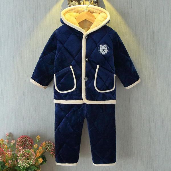 pajamas winter kids homewear suits flannel thicken warm hooded set for baby boys and girls children's clothes sleepwear, Blue;red
pajamas winter kids homewear suits flannel thicken warm hooded set for baby boys and girls children's clothes sleepwear, Blue;red
