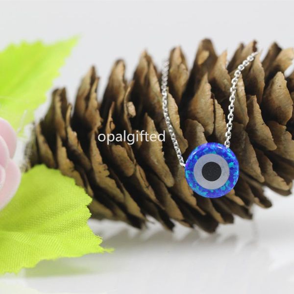 pendant necklaces (1pc/lot)10mm evil eye necklace blue opal pendants synthetic 2021 fashion jewelry turkish israel, Silver
pendant necklaces (1pc/lot)10mm evil eye necklace blue opal pendants synthetic 2021 fashion jewelry turkish israel, Silver