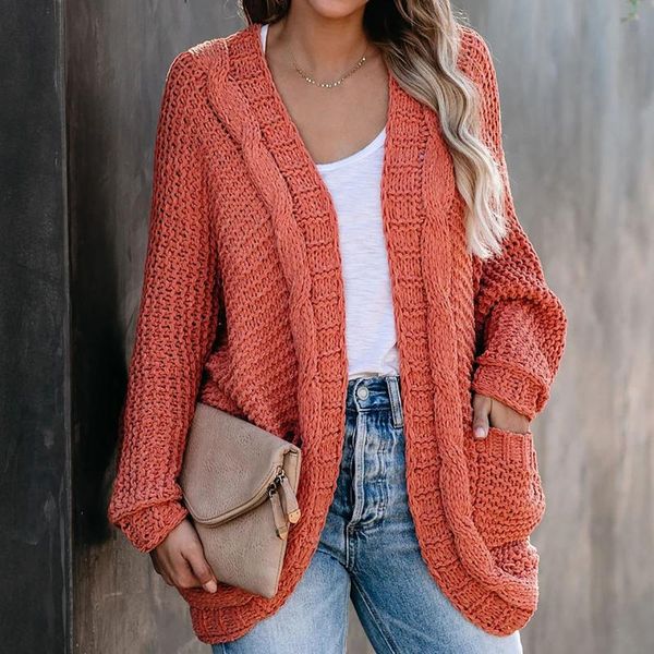 women's knits & tees knit cardigans loose slouchy oversized wrap chunky pocket sweaters coat cardigan women winter femme, White
women's knits & tees knit cardigans loose slouchy oversized wrap chunky pocket sweaters coat cardigan women winter femme, White