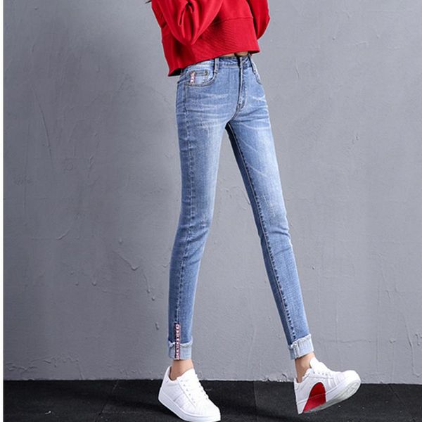 jeans for women woman high elastic plus size stretch female washed denim skinny pencil pants women's, Blue
jeans for women woman high elastic plus size stretch female washed denim skinny pencil pants women's, Blue