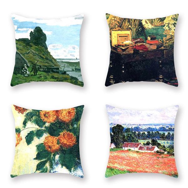 cushion/decorative pillow cushion cover impressionist decorative pillowcase monet-filler's seine estuary landscape pattern throws pillo
cushion/decorative pillow cushion cover impressionist decorative pillowcase monet-filler's seine estuary landscape pattern throws pillo