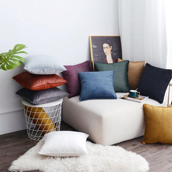 cushion/decorative pillow 10 colors super soft houndstooth velvet solid cushion cover 30cm 45cm 50cm bed chair seat jacquard waist pillowcas
cushion/decorative pillow 10 colors super soft houndstooth velvet solid cushion cover 30cm 45cm 50cm bed chair seat jacquard waist pillowcas