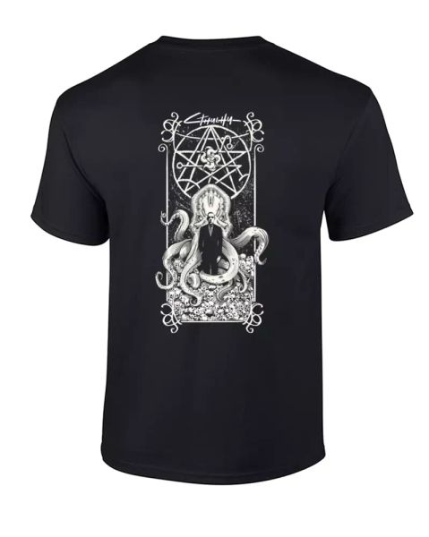 cthulhu- hp lovecraft- delving into the black abyss-gothic horror- men's t-shirt, White;black
cthulhu- hp lovecraft- delving into the black abyss-gothic horror- men's t-shirt, White;black