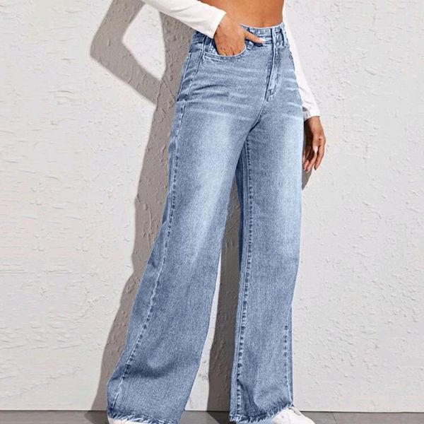 women's jeans loose wide leg femme streetwear plus size korean woman 2021 cowboy denim trousers calça feminina, Blue
women's jeans loose wide leg femme streetwear plus size korean woman 2021 cowboy denim trousers calça feminina, Blue