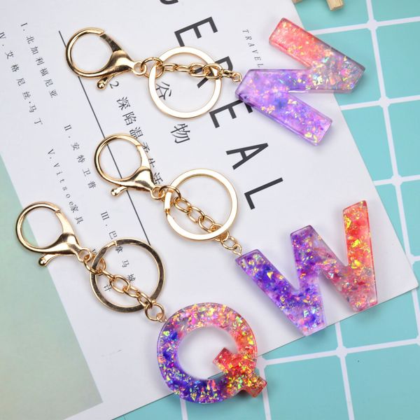 10pczoshi acrylic 26 letters keychains for women friend key chains car key ring sequins resin charm bag pendant jewelry, Silver
10pczoshi acrylic 26 letters keychains for women friend key chains car key ring sequins resin charm bag pendant jewelry, Silver