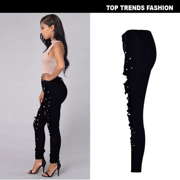 winter high waist boyfriend ripped for women mom plus size black pearl pencil denim skinny jeans woman trousers, Blue
winter high waist boyfriend ripped for women mom plus size black pearl pencil denim skinny jeans woman trousers, Blue