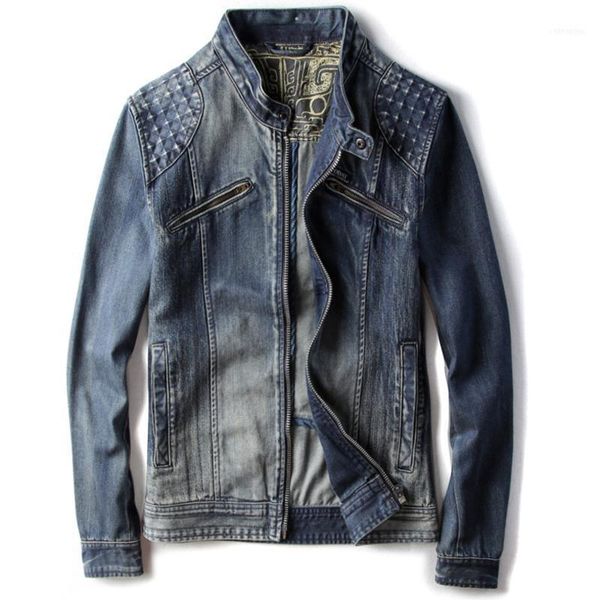 european casual men's jeans jackets and coats plus size xxxl name brand mans overcoats spring denim streetwear mens ear 20211, Black;brown
european casual men's jeans jackets and coats plus size xxxl name brand mans overcoats spring denim streetwear mens ear 20211, Black;brown
