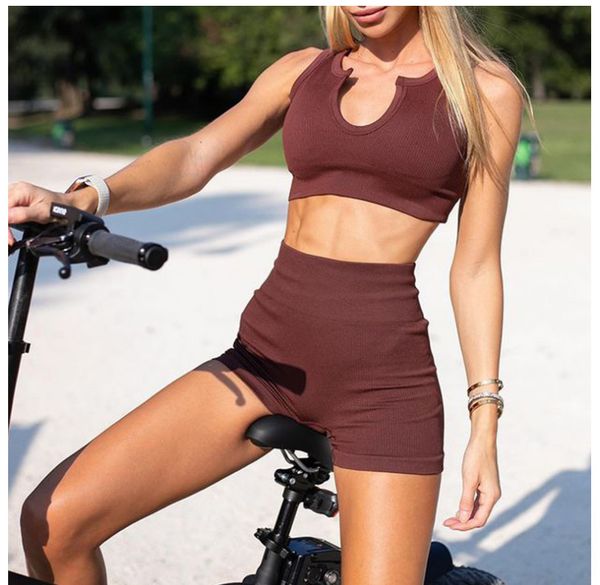 designer yoga sportswear tracksuits fitness gym suit casual shorts t shirts bra leggings 2 piece sets outdoor outfits sport workout set athl, Gray
designer yoga sportswear tracksuits fitness gym suit casual shorts t shirts bra leggings 2 piece sets outdoor outfits sport workout set athl, Gray