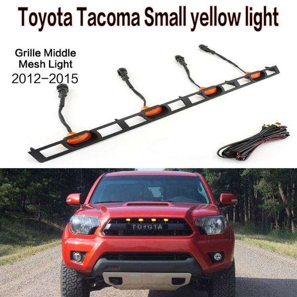 car grid light small yellow lights grille middle mesh light suitable for 12-15 toyota tacoma trd off-road daytime running lamp
car grid light small yellow lights grille middle mesh light suitable for 12-15 toyota tacoma trd off-road daytime running lamp