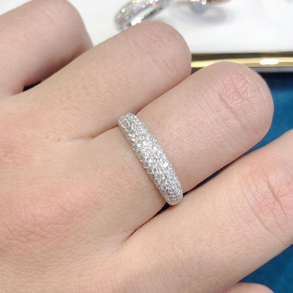 cluster rings unice solid 18k white gold au750 real natural full diamond row yellow fine jewelry for women wedding party gift, Golden;silver
cluster rings unice solid 18k white gold au750 real natural full diamond row yellow fine jewelry for women wedding party gift, Golden;silver