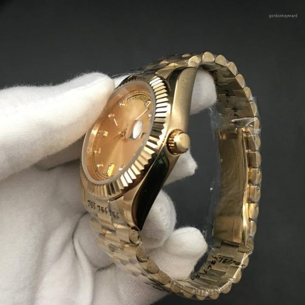 daydate mens full gold watch date 118238a 118238 sapphire original automatic mechanical movement 41mm wrist clasp wristwatches, Slivery;brown
daydate mens full gold watch date 118238a 118238 sapphire original automatic mechanical movement 41mm wrist clasp wristwatches, Slivery;brown