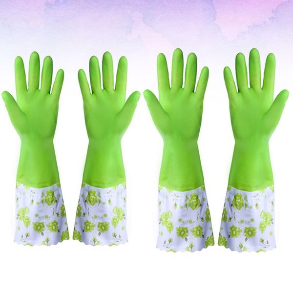 disposable gloves 2 pairs household waterproof cleaning latec thickened durable for kitchen dish washing laundry (gr
disposable gloves 2 pairs household waterproof cleaning latec thickened durable for kitchen dish washing laundry (gr